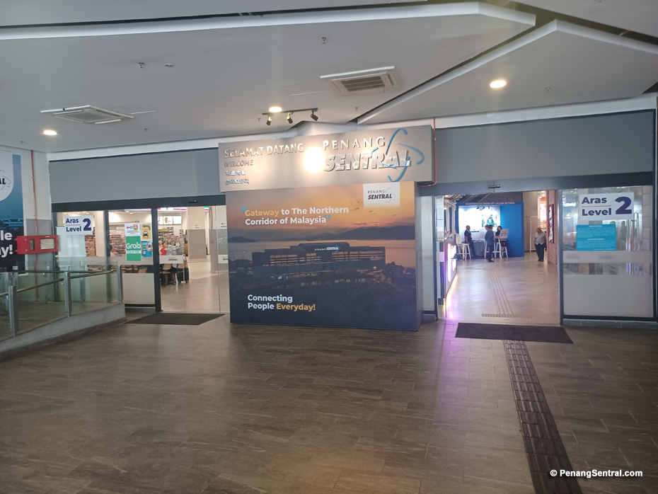 Penang Sentral Main Entrance (From KTM and Ferry)